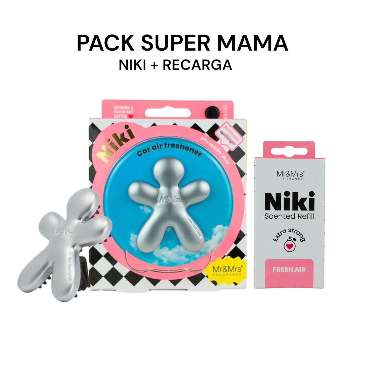 PACK SUPER MAMA - NIKI + RECARGA FRESH AIR