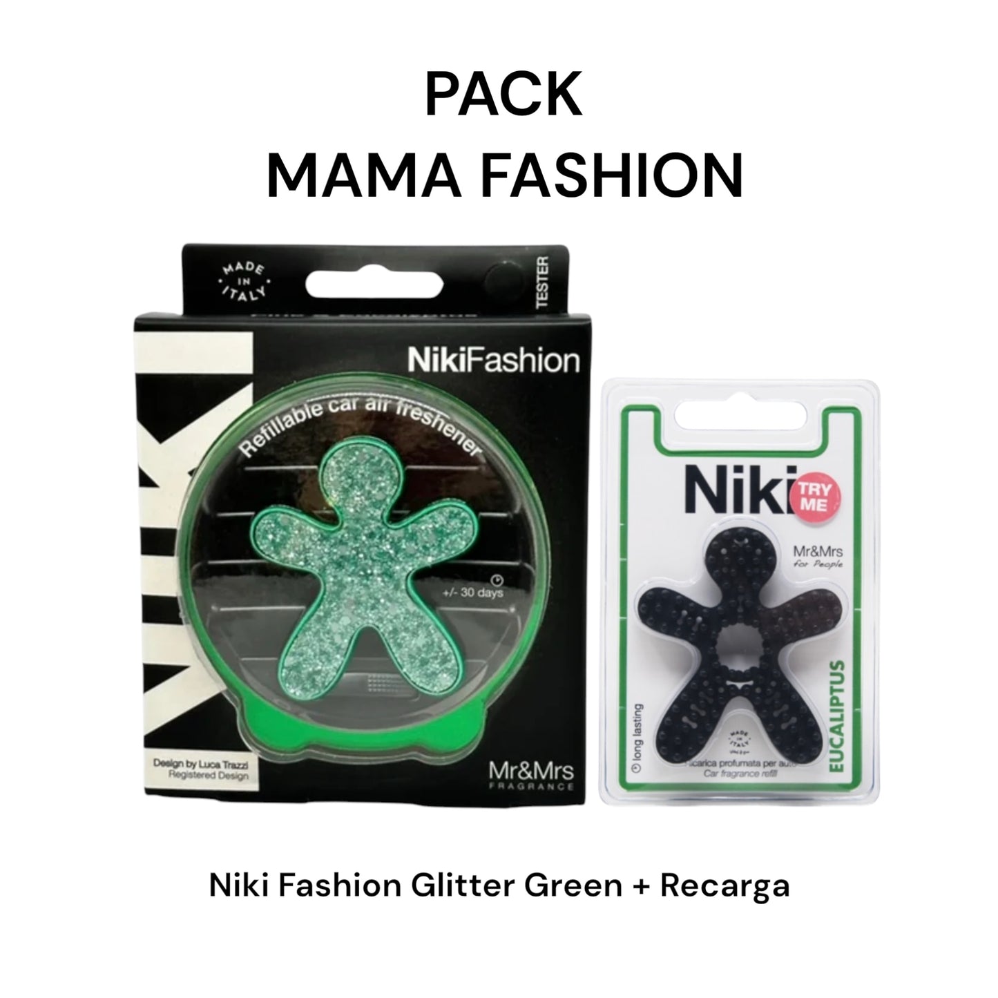 PACK MAMA FASHION - NIKI FASHION GREEN+ RECARGA