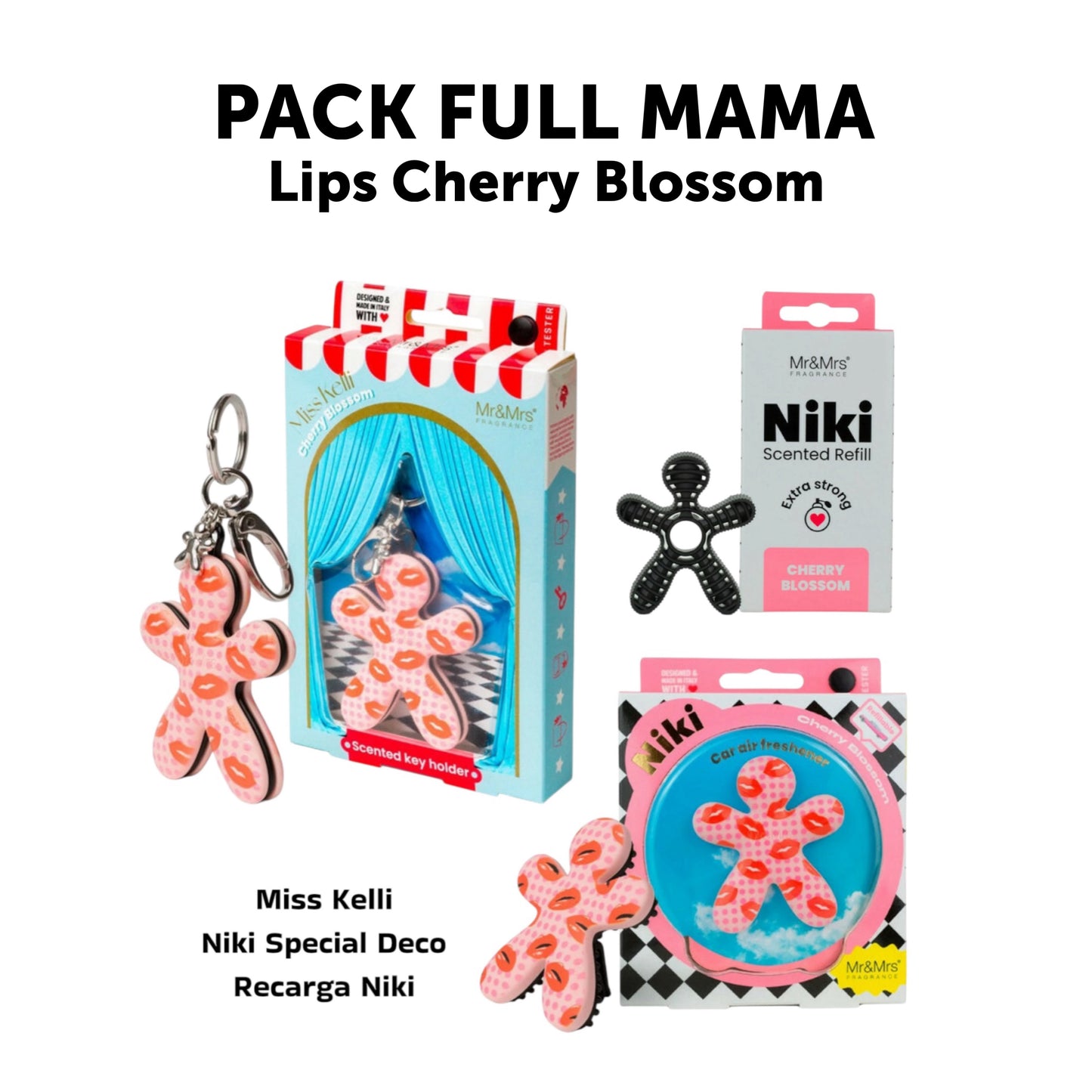 PACK FULL MAMA - LIPS CHERRY BLOSSOM