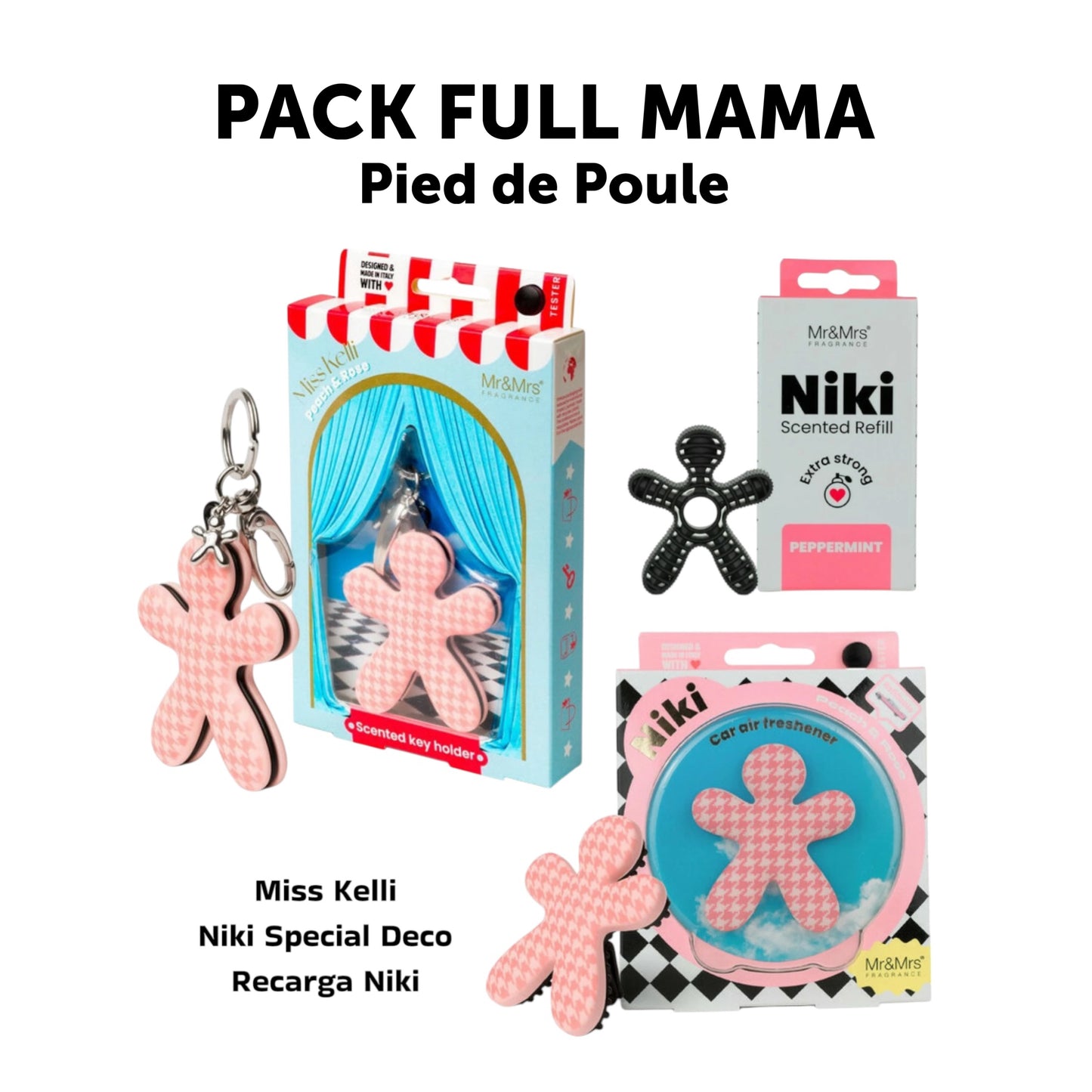 PACK FULL MAMA - PIED DE POULE