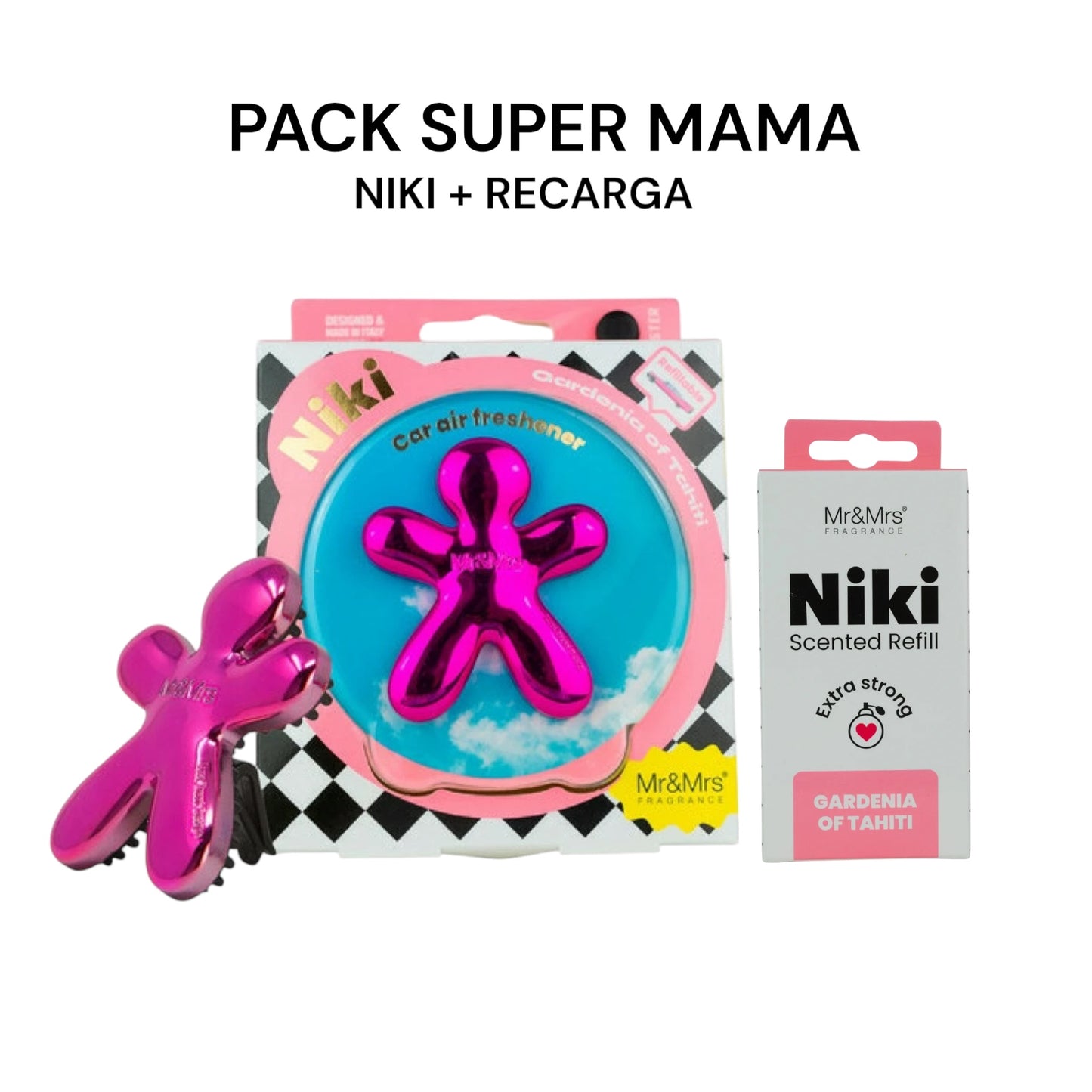 PACK SUPER MAMA - NIKI + RECARGA GARDENIA OF TAHITI