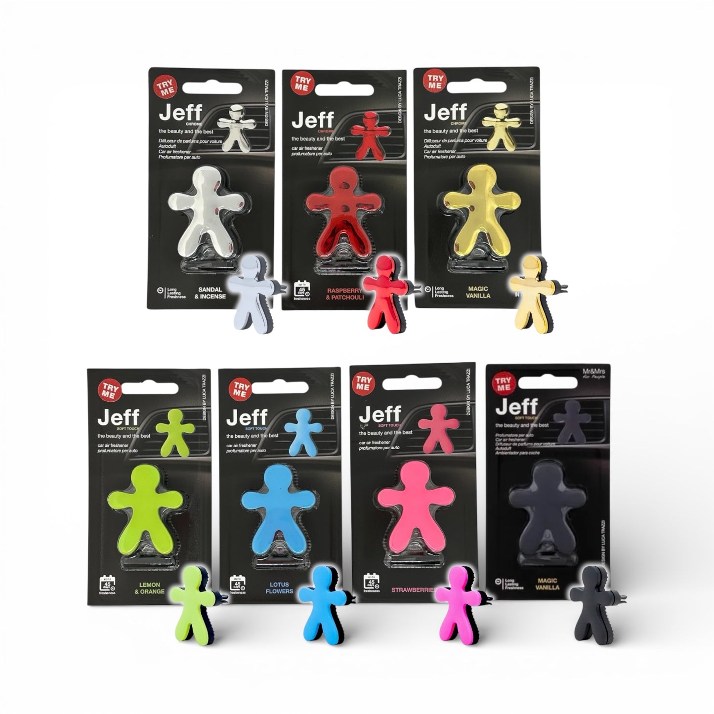 JEFF - Pack x 3 Unidades - Colores Surtidos