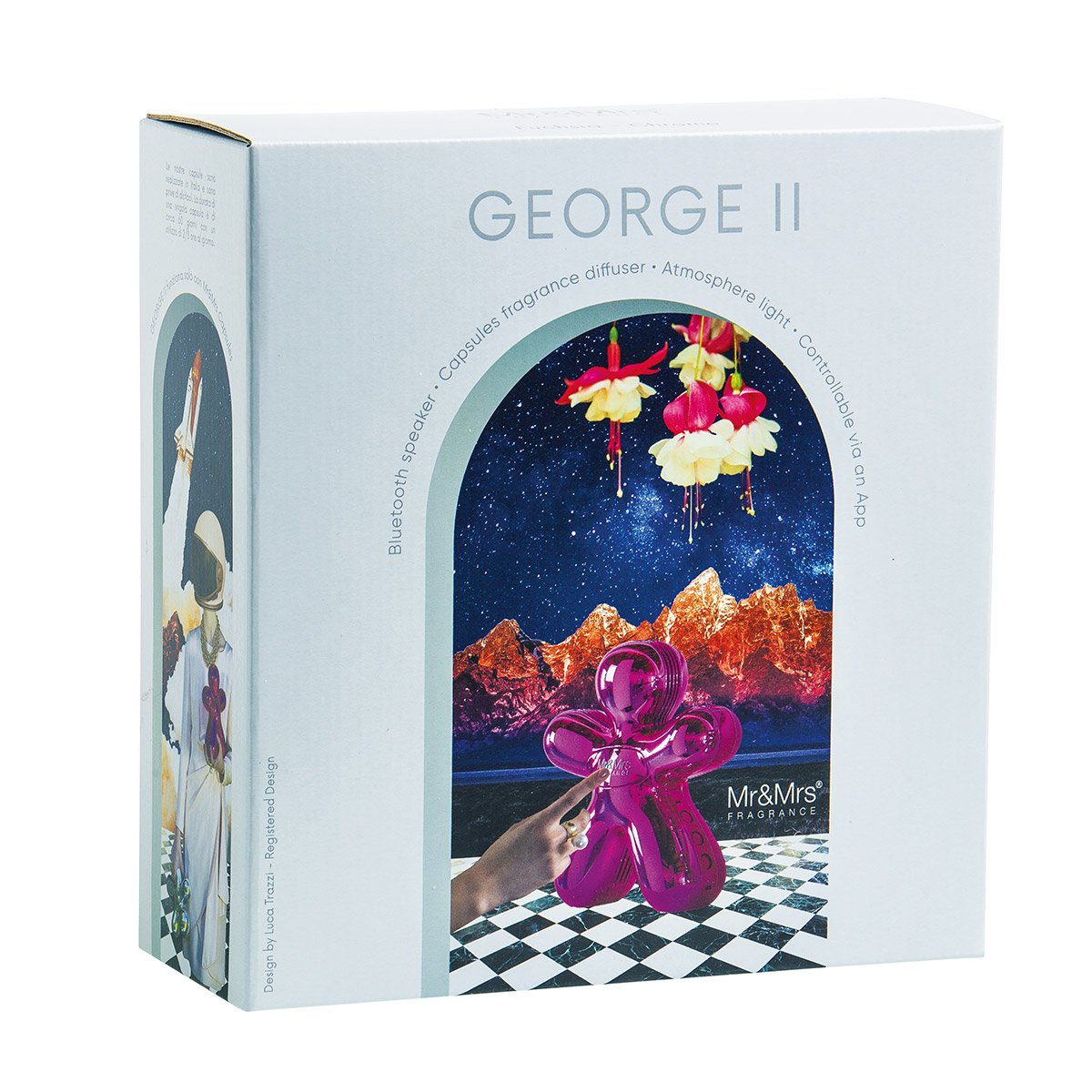 GEORGE II Bluetooth® Speaker - Chrome Fuchsia